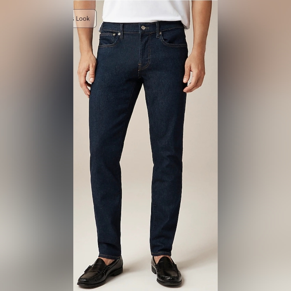 Nwt J. Crew 484 Mens Slim-fit Stretch Jean In Aged Indigo Wash 30x32 nwot